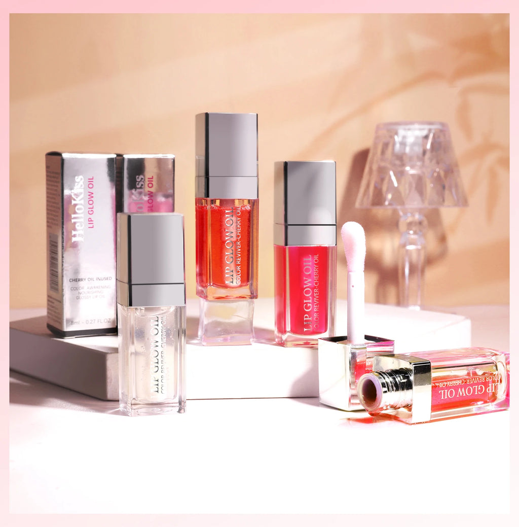 Aceite labial hidratante Crystal Jelly, brillo labial voluminizador, maquillaje, labios voluminosos y sexys, aceite labial con color y efecto voluminizador.