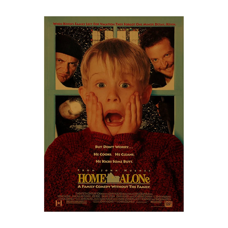 Pósteres de películas clásicas vintage, láminas decorativas retro para el hogar, arte de pared para sala de cine Leon, pintura nostálgica sobre lienzo