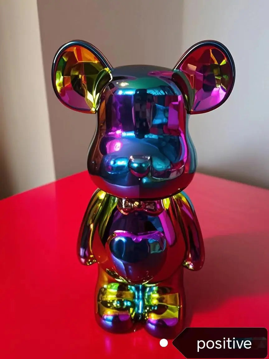 17/27/cm Oso estético Ladrillo Estatua de cerámica Oso de peluche decoración figura de acción Esculturas Adorno para habitación Decoración del hogar Manualidades