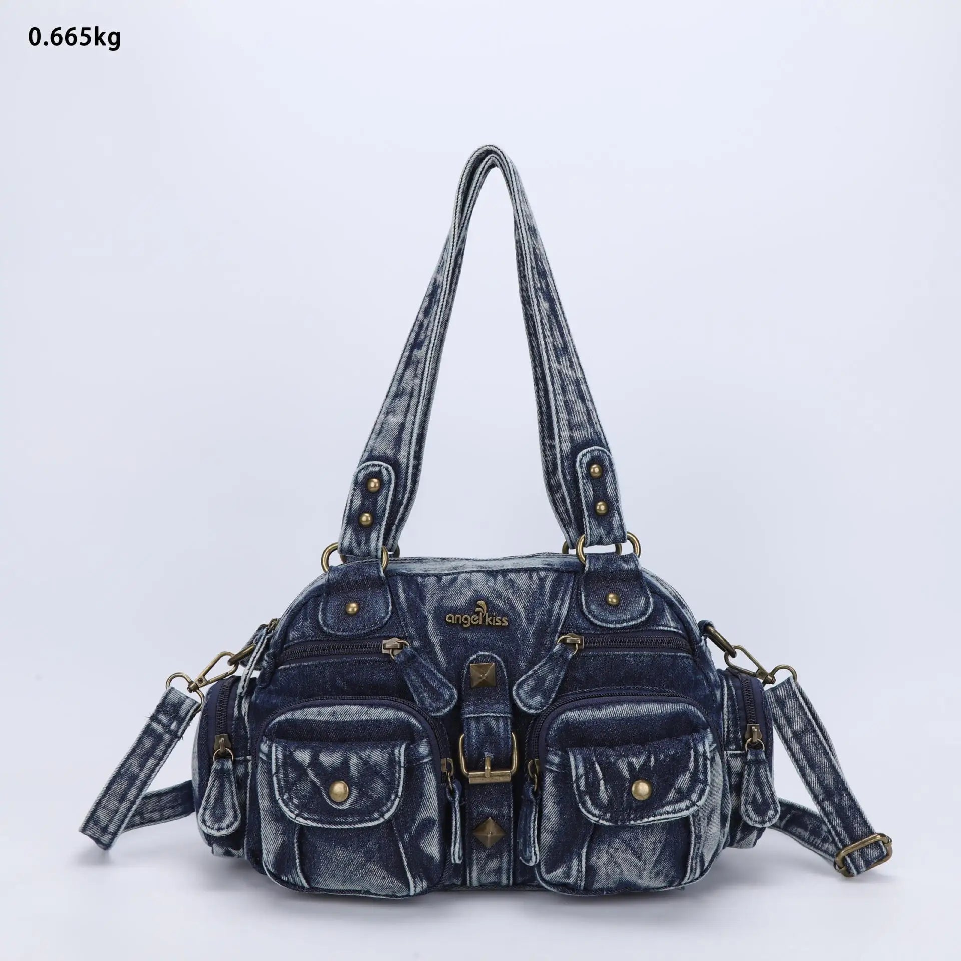 Bolsos de mano Angel Kiss para mujer, bolso tipo cartera con asa superior, bolso de hombro de PU, paquete de empanadillas, regalos, bolsos de hombro, bolso para teléfono y dinero