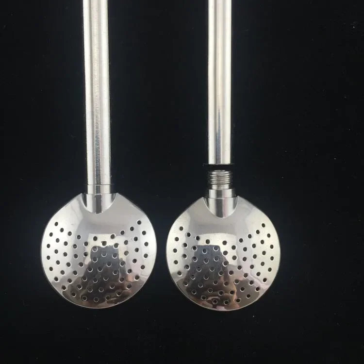 Pajitas de acero inoxidable para yerba mate.