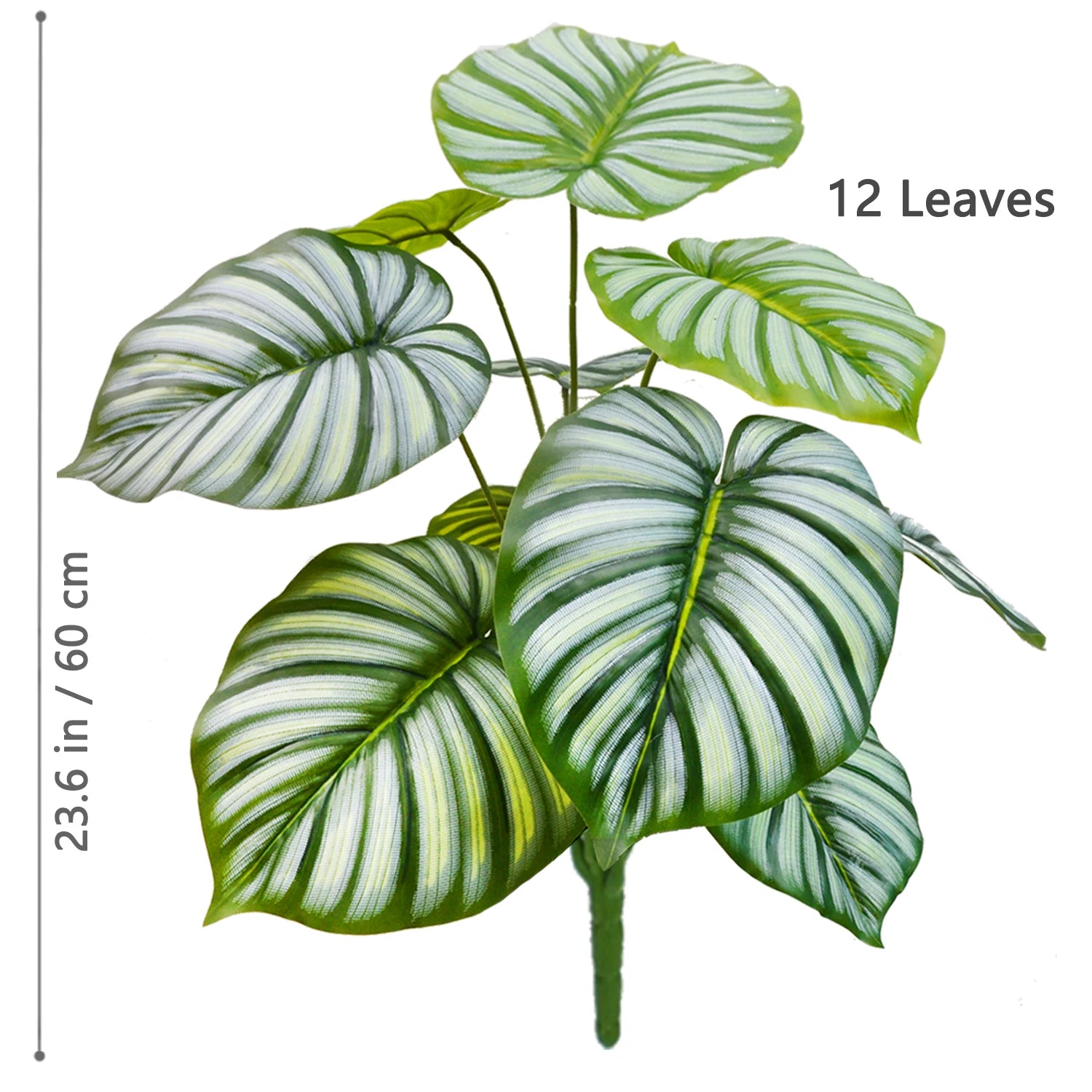 Planta Monstera artificial de 52-104 cm (40,94 pulgadas), palmera falsa de plástico con hojas verdes, ideal para la decoración del hogar, jardín, habitación u oficina.