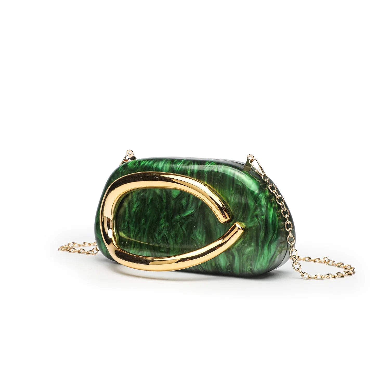 Bolso de noche acrílico de un solo hombro para boda, bolso de moda para mujer, bolso rígido, bolso de mano cruzado de moda