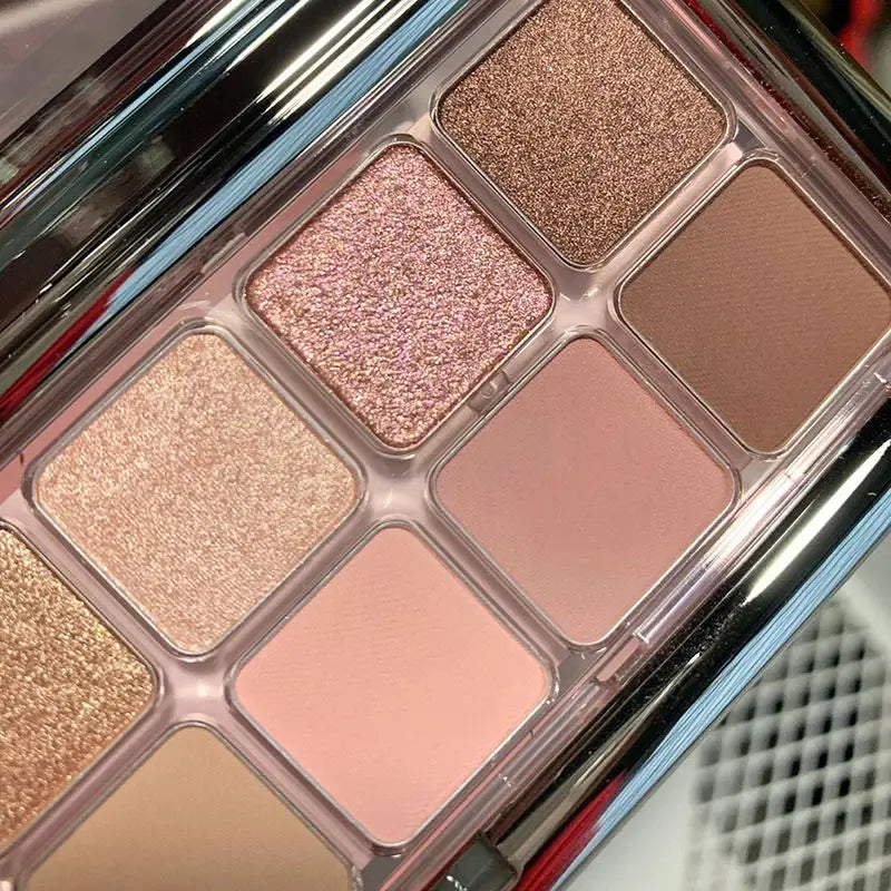 Plato de sombras de ojos de 12 colores, sombras de ojos mate perladas, para principiantes en maquillaje.