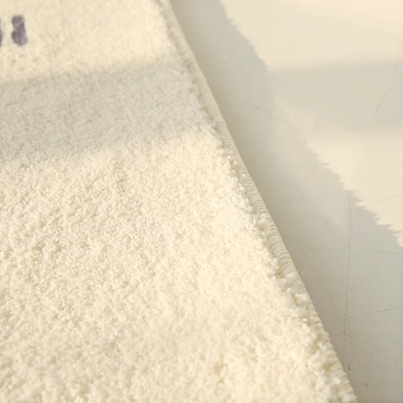 Alfombra de gran tamaño para sala de estar, alfombra gruesa y mullida de estilo moderno para dormitorio, alfombra suave y esponjosa para estudio, alfombra lavable para el hogar.