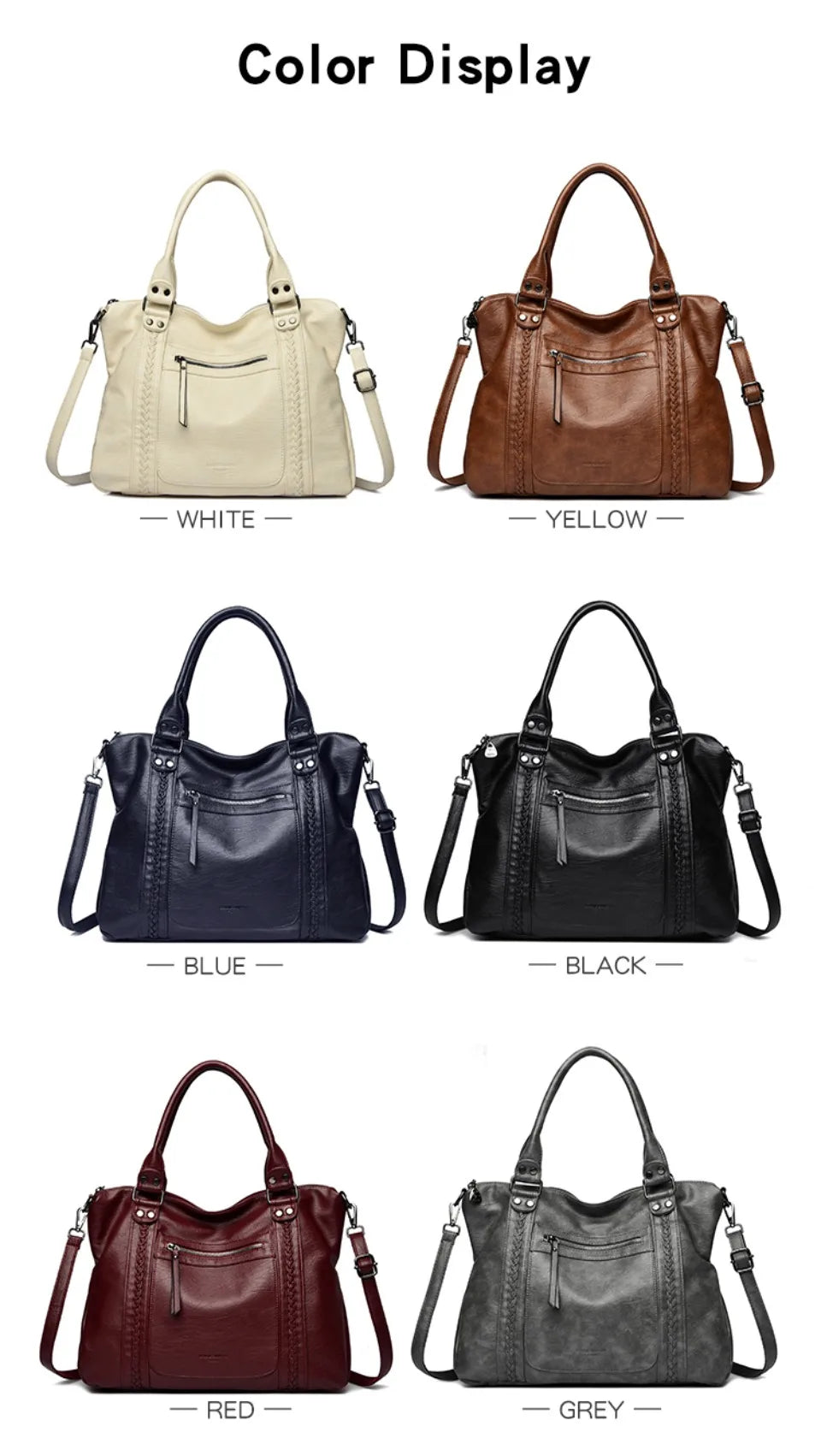 Bolsos de hombro y bandolera de piel suave de marca auténtica para mujer, bolsos de mano de lujo, bolsos de diseñador informales tipo tote y bandolera.
