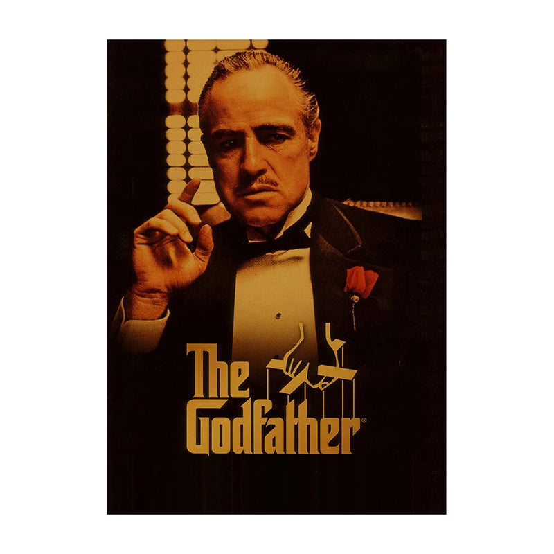 Pósteres de películas clásicas vintage, láminas decorativas retro para el hogar, arte de pared para sala de cine Leon, pintura nostálgica sobre lienzo
