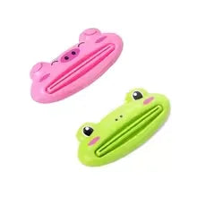 1 unidad Dispensador de pasta de dientes multifunción con diseño de animalito lindo, artículo para el hogar, baño, tubo, dispensador de pasta de dientes de dibujos animados