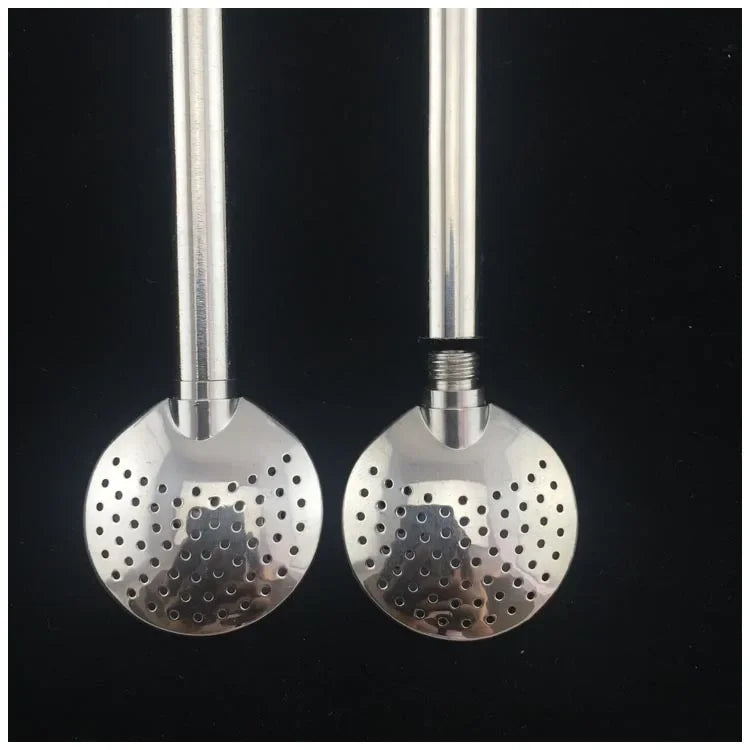 Pajitas de acero inoxidable para yerba mate.