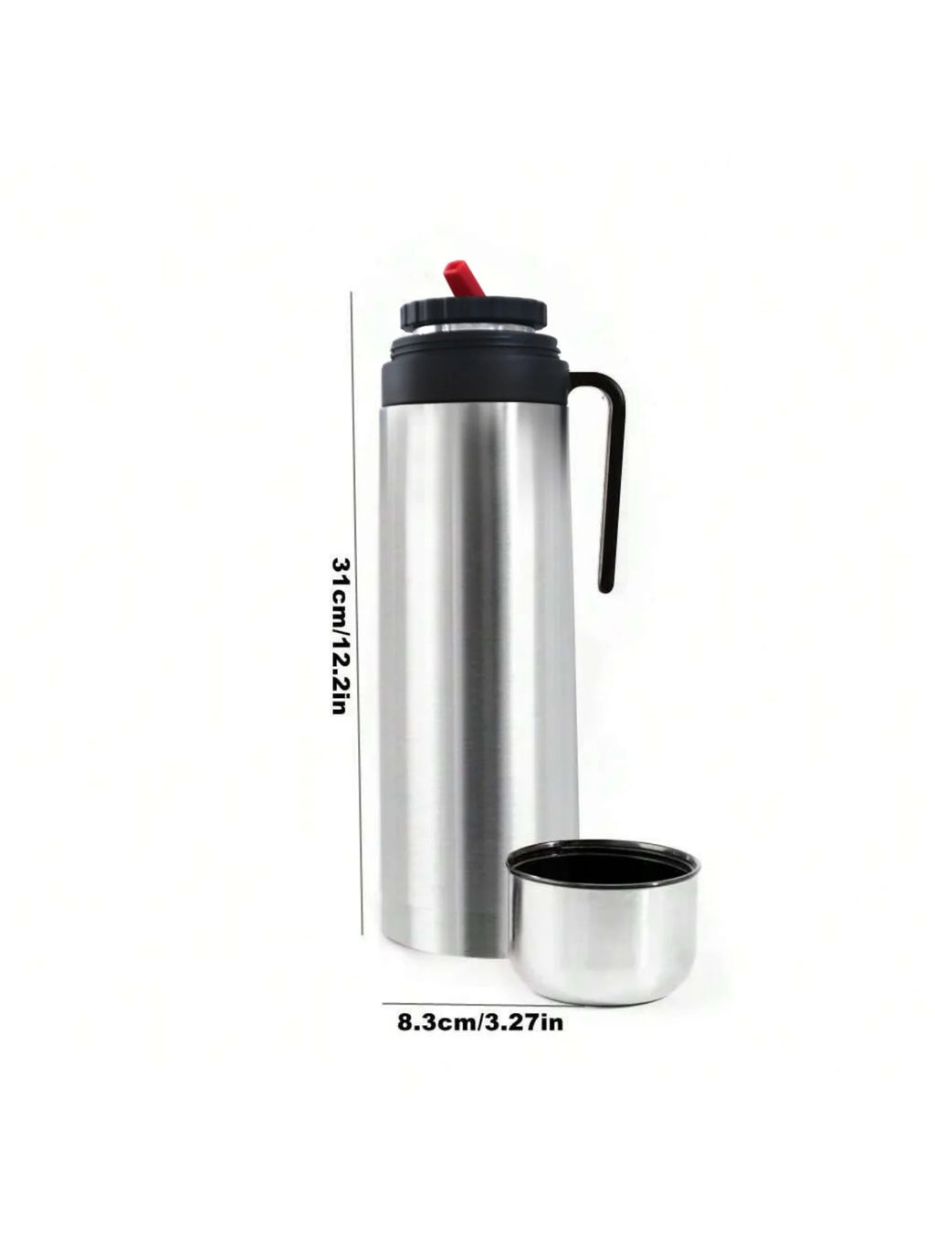Termo de acero inoxidable para  mate, con aislamiento térmico, botella de agua argentina, gran oferta, Matero para  mate, 1000 ml