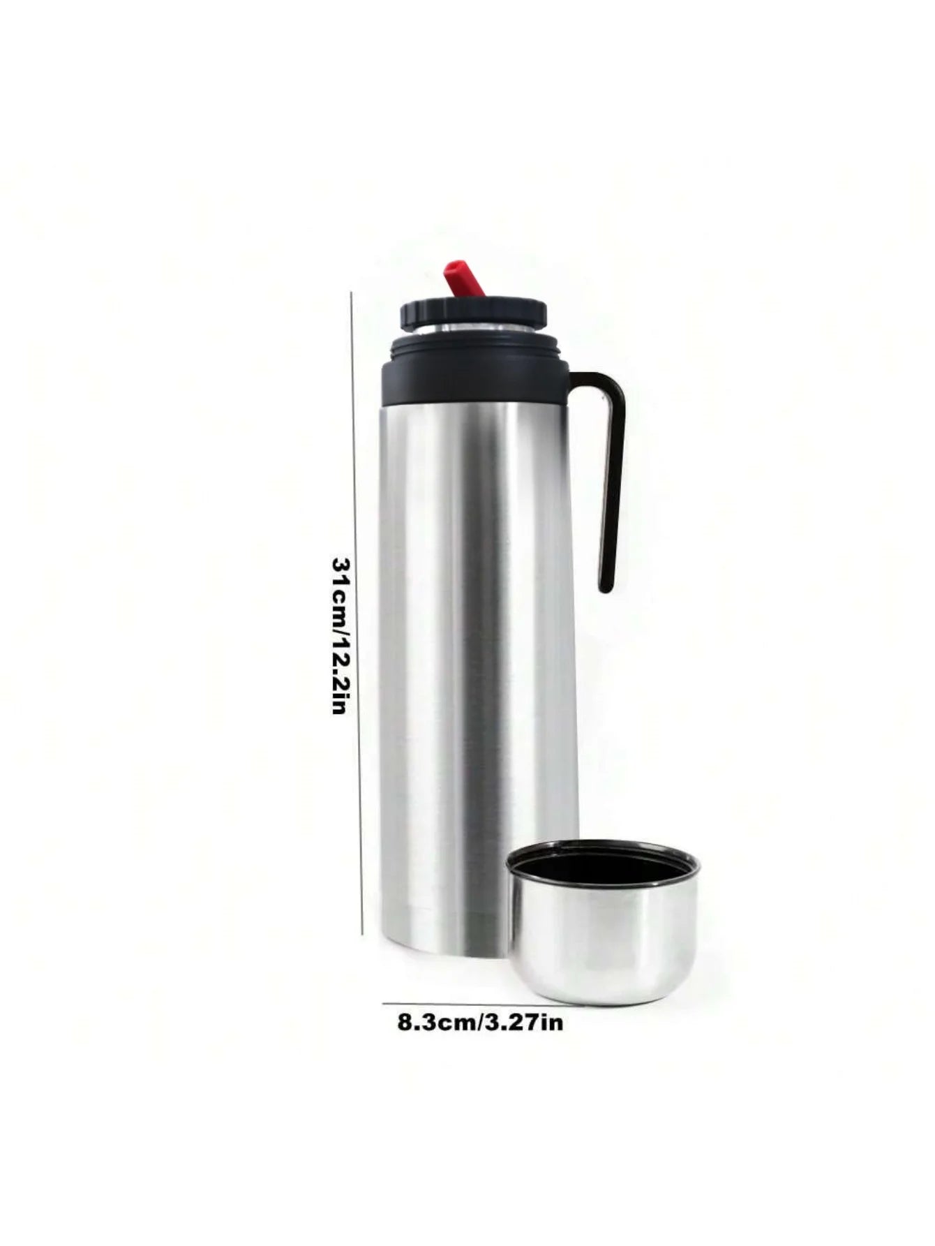 Termo de acero inoxidable para  mate, con aislamiento térmico, botella de agua argentina, gran oferta, Matero para  mate, 1000 ml