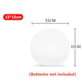 Lámpara solar LED esférica para exteriores, césped, piscina, dormitorio, mesa, fiesta, iluminación de jardín, control remoto, resistente al agua.