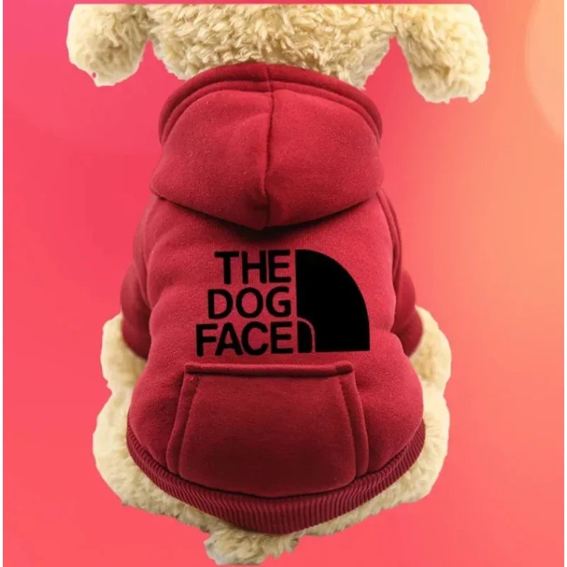 Suéter de otoño e invierno, estilo vaquero, con bolsillo, ropa para dos patas, ropa deportiva para mascotas, ropa para perros y gatos, suministros para mascotas