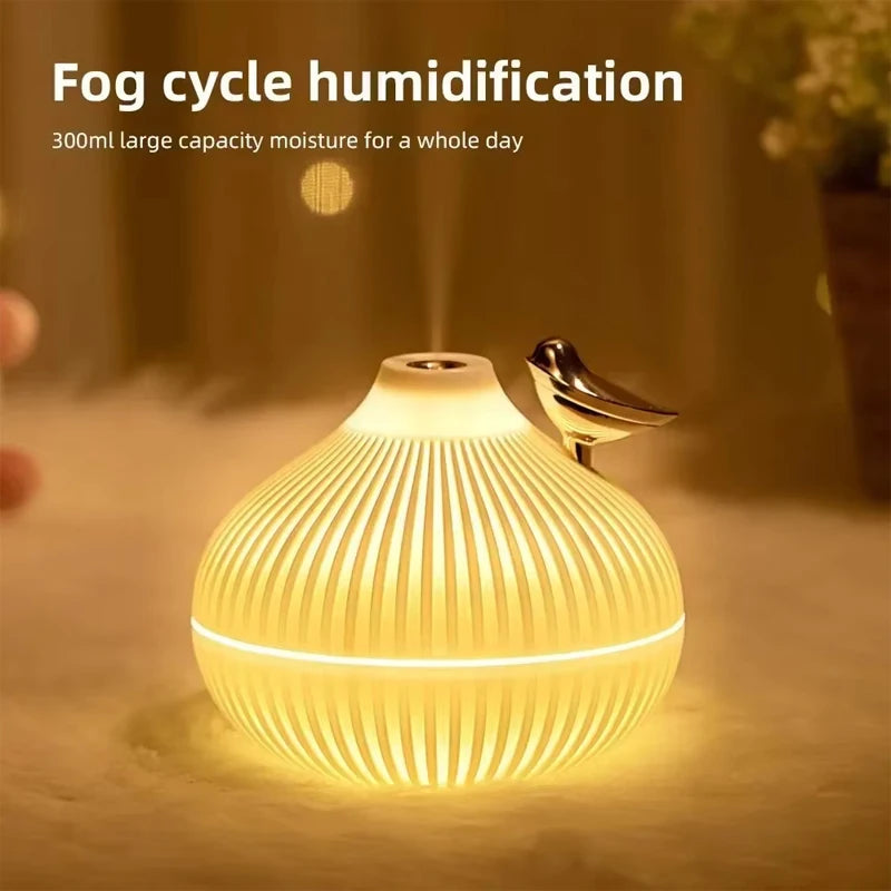 Humidificador portátil con aroma, diseño creativo en forma de cebolla, difusor de aire eléctrico USB, esencial para el coche, el hogar, el dormitorio y los viajes.
