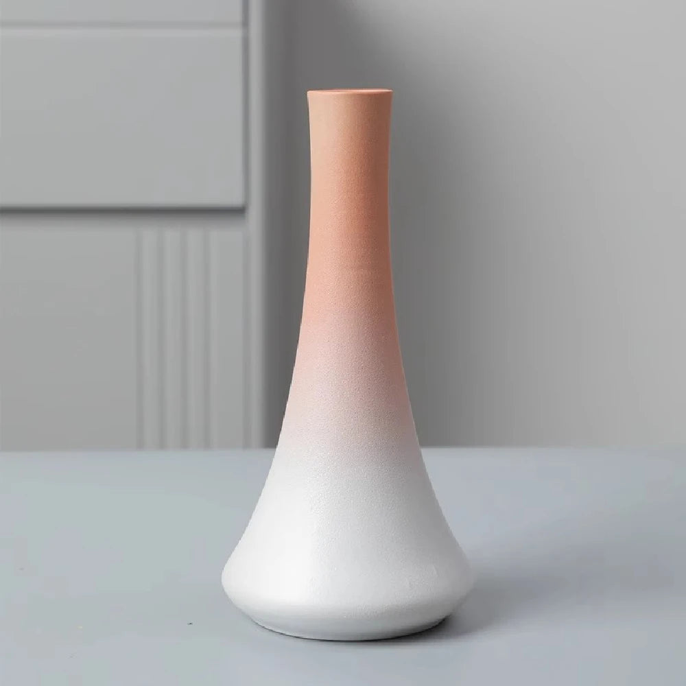 Jarrón pequeño de cerámica para flores, decoración del hogar, artesanías, adorno de mesa, sencillez, decoración de estilo japonés.