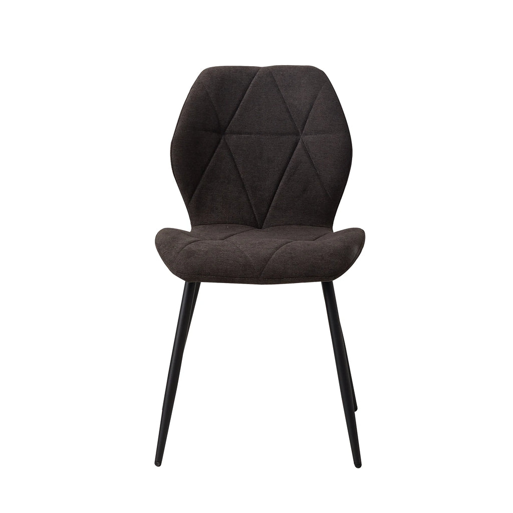 Juego de 2/4/6 sillas de comedor EGOONM, tapizadas en tela de lino acolchada, con patas de metal, ideales para balcón, restaurante o comedor.