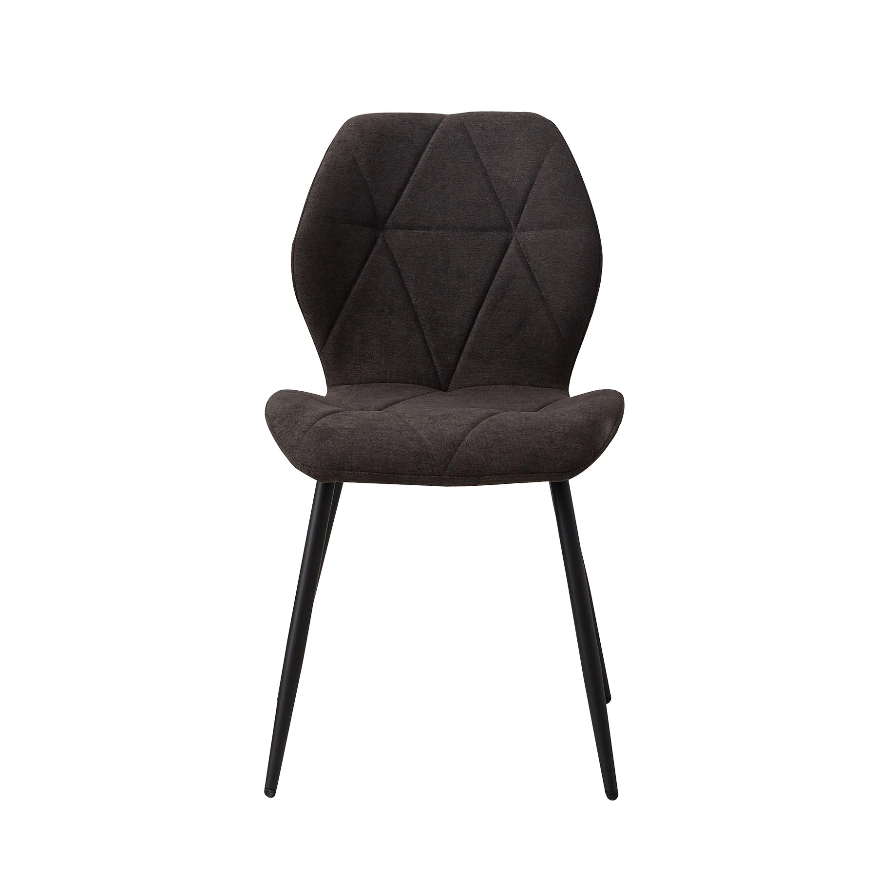 Juego de 2/4/6 sillas de comedor EGOONM, tapizadas en tela de lino acolchada, con patas de metal, ideales para balcón, restaurante o comedor.