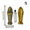 Adorno de momia del antiguo Egipto, ataúd de Tutankamón, artesanía del faraón, atracción turística de la misteriosa pirámide, recuerdo de viaje, decoración, regalo