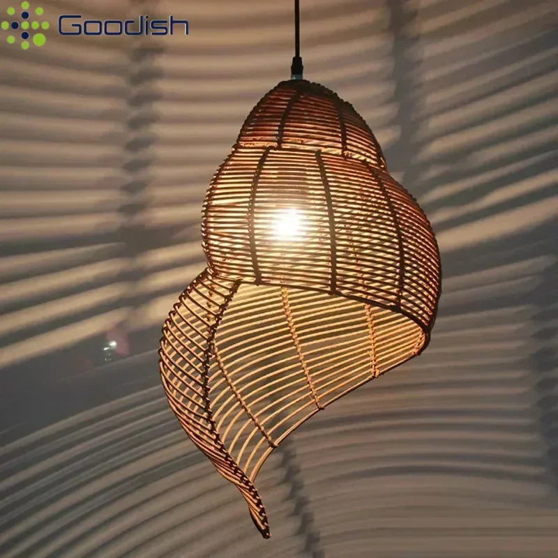 Lámparas colgantes LED de bambú y ratán hechas a mano, lámparas de diseño para cocina, sala de estar, comedor, dormitorio, decoración del hogar y arte.