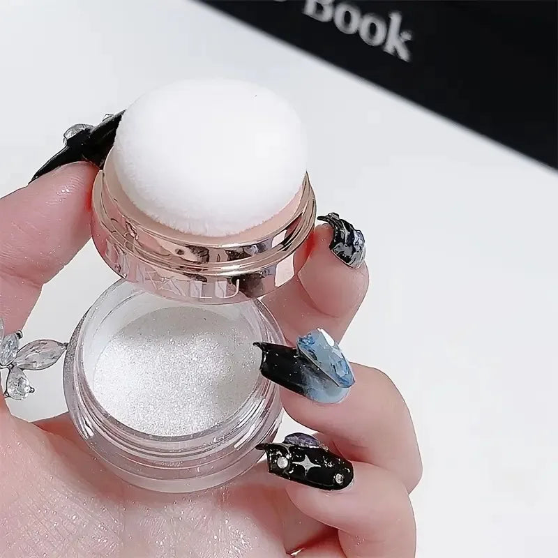 Polvos iluminadores Glitter Fairy para novias, polvos iluminadores para bodas, polvos corporales con purpurina para crear maquillaje brillante, ideales para regalos o fiestas.