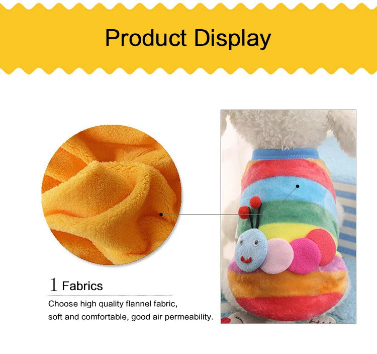 Lindo chaleco de invierno para perros pequeños y gatos, suéter cálido para mascotas, chaqueta acolchada de franela suave para cachorros, accesorios para perros XXS
