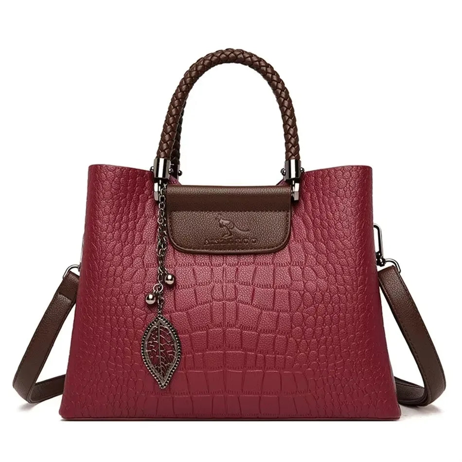 Bolso de mano de lujo con estampado de moda, gran capacidad, piel suave, bolso bandolera para mujer, bolso de hombro/bandolera, bolso de mano de diseño para mujer, bolso de mano informal.