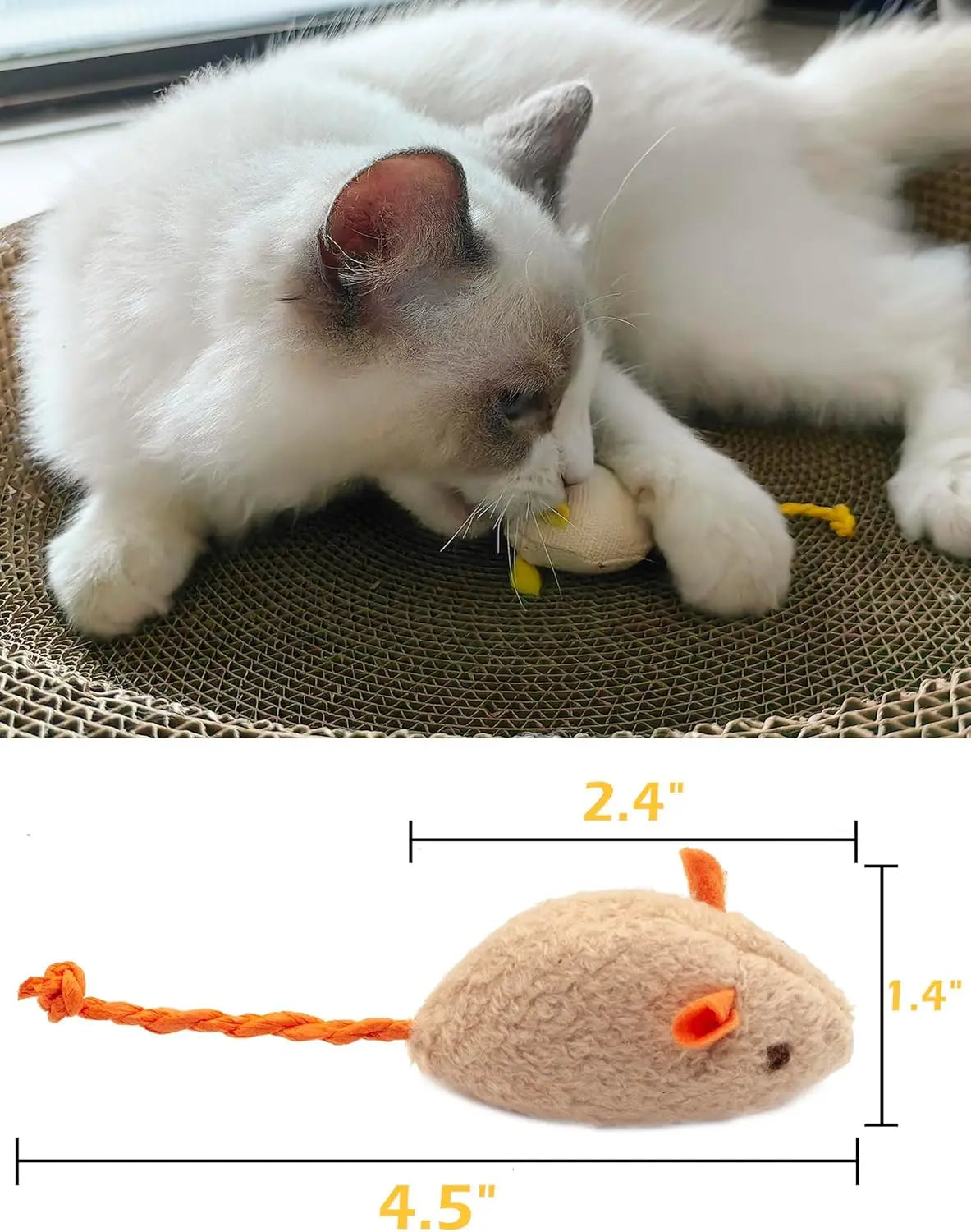 3/200 piezas de juguetes sonajeros para gatos y ratones, también prellenados con hierba gatera, juguetes interactivos de piel sintética para gatos y ratones, juego para gatos, juguetes con hierba gatera para gatos de interior.