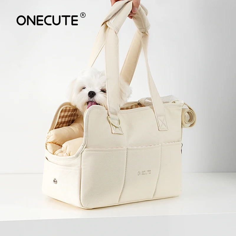 Bolso de hombro portátil Puppy Go Out para perros, bolso para mascotas, gatos, chihuahuas, yorkshire terriers, suministros para perros, adecuado para perros pequeños, transportín para perros