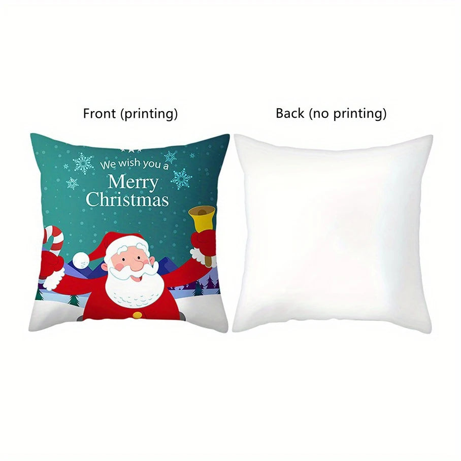 Funda de almohada con estampado abstracto de elementos naturales para dormitorio, sala de estar, sofá, decoración del hogar. Funda de cojín de poliéster con cremallera.