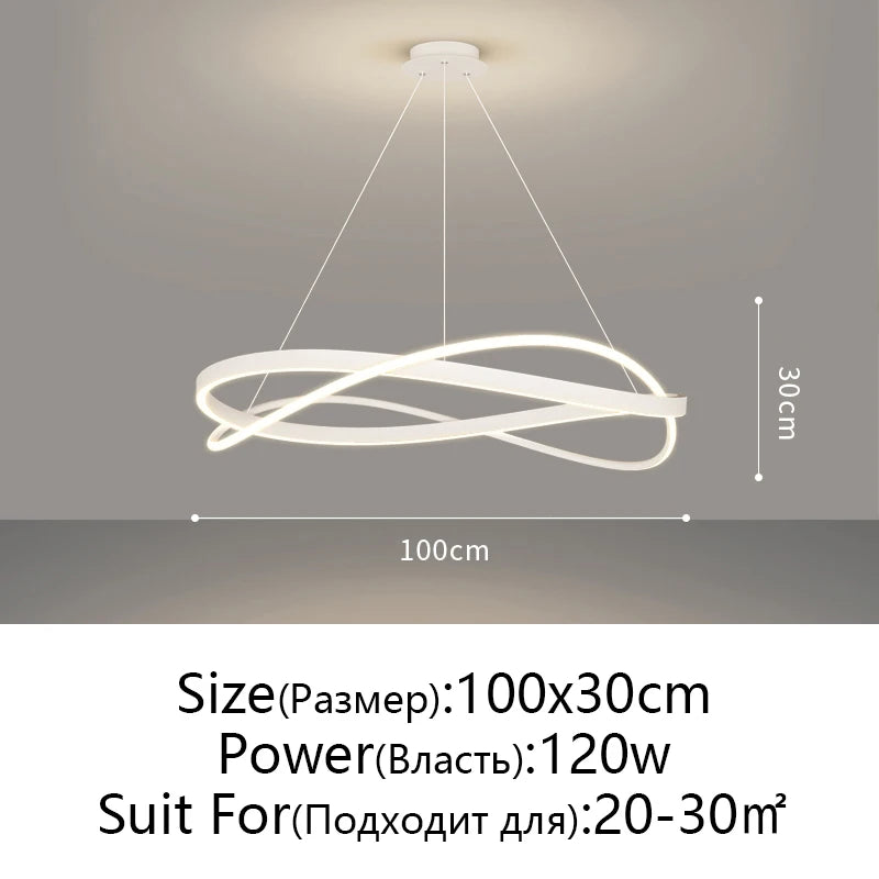 Lámparas colgantes minimalistas de lujo para sala de estar, estilo posmoderno, sencillas, para restaurante, lámparas de techo para dormitorio, decoración del hogar.