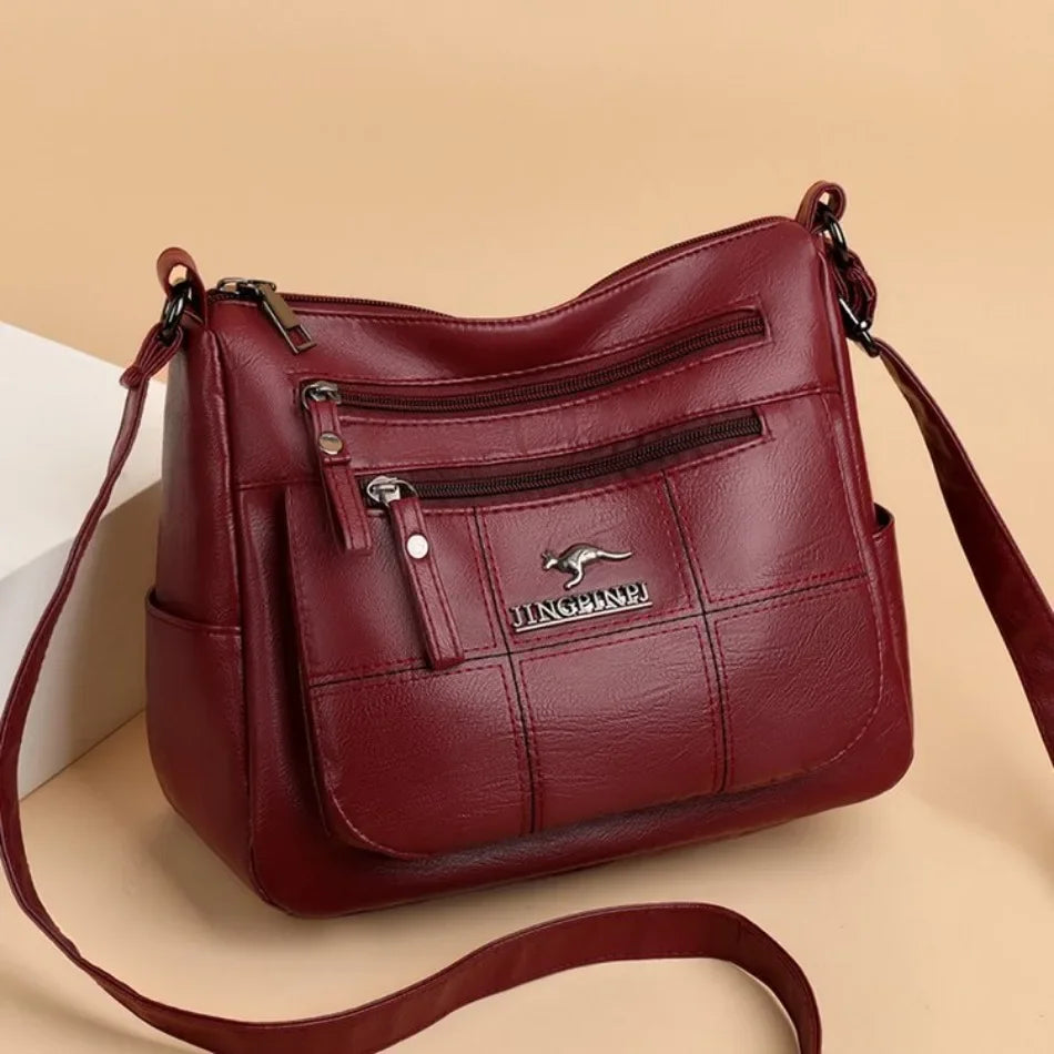 Bolso de mano de lujo con estampado de moda, gran capacidad, piel suave, bolso bandolera para mujer, bolso de hombro/bandolera, bolso de mano de diseño para mujer, bolso de mano informal.