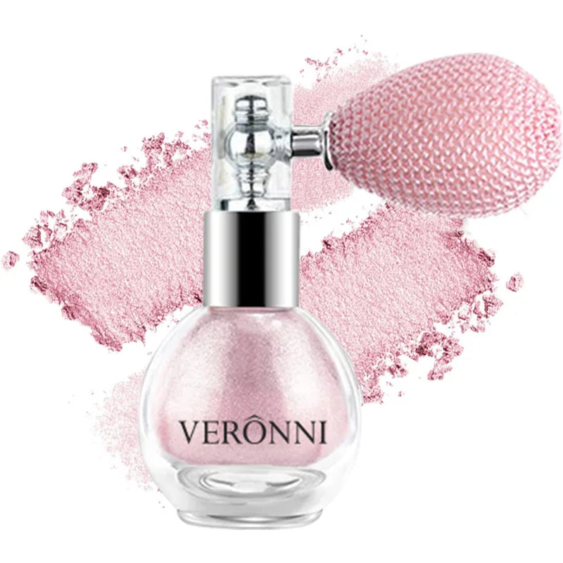 Polvos iluminadores corporales con brillo intenso y efecto diamante. Maquillaje en polvo apto para rostro, cuerpo, piel, cabello, ropa y cosméticos.