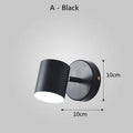 Mini lámpara de pared LED recargable con interruptor moderno, luces nocturnas, foco de lectura, lámpara de mesita de noche para dormitorio, iluminación decorativa, aplique de pared