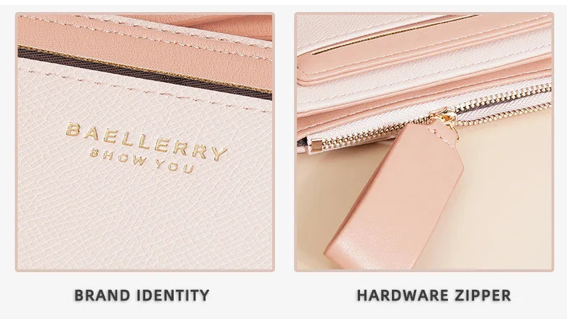Nueva cartera para mujer con cremallera corta, elegante y de alta gama, con múltiples ranuras para tarjetas, tarjetero japonés y coreano para mujer.