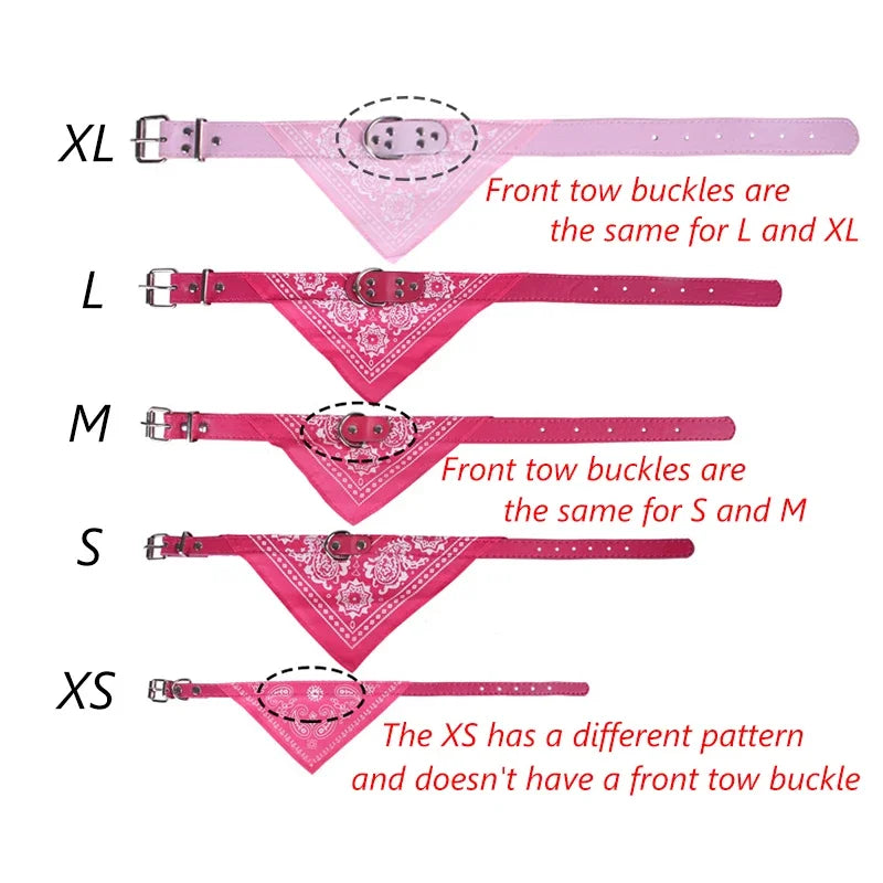 Collar PU para perros y gatos con bufanda para perros pequeños y medianos Chihuahua Corgi Cachorros Collares ajustables Suministros para mascotas accesorios para perros