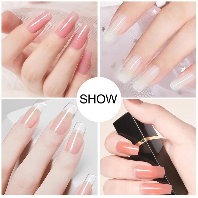 Kit de esmalte de uñas en gel con lámpara UV para uñas, taladro eléctrico para uñas, kit de uñas en gel de fácil remoción, base y capa superior, juego de herramientas para uñas en gel.
