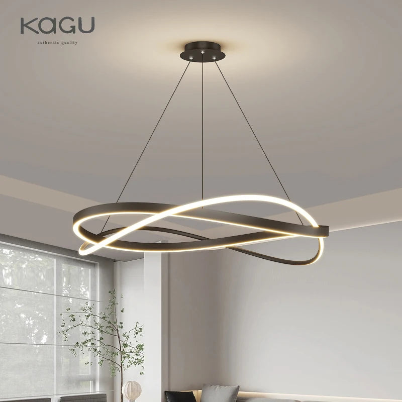 Lámparas colgantes minimalistas de lujo para sala de estar, estilo posmoderno, sencillas, para restaurante, lámparas de techo para dormitorio, decoración del hogar.