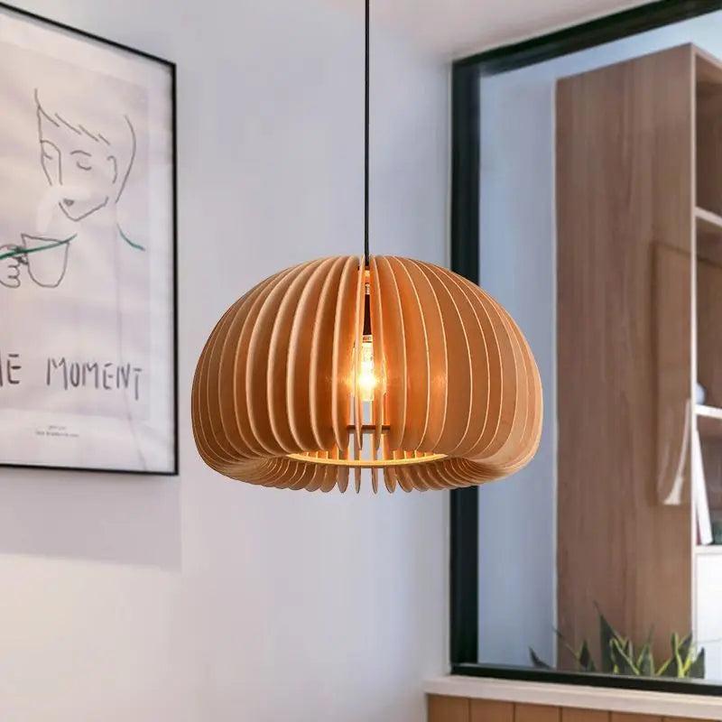 Lámpara colgante de bambú de última moda, luces de techo de ratán y mimbre, trenzado tejido a mano, suspendida, para el hogar y el comedor, decoración interior trenzada.