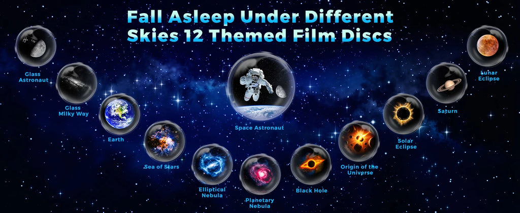Astronaut Galaxy Projector Star Projector with 12 Space Films Planetarium Projector Night Light Nebula for Adult Game Room Decor