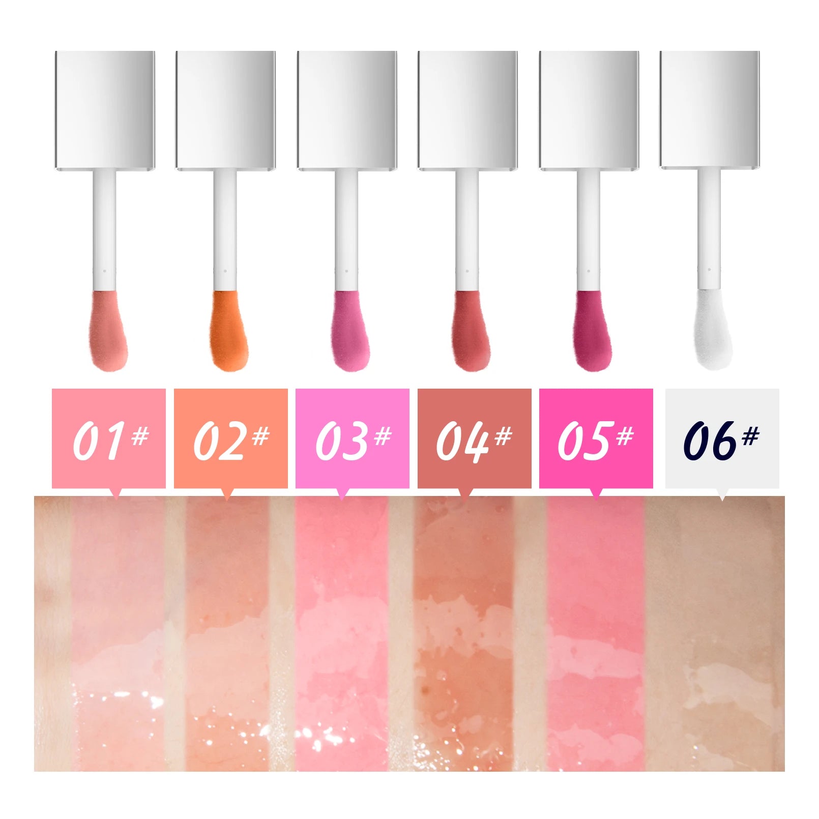 Aceite labial hidratante Crystal Jelly, brillo labial voluminizador, maquillaje, labios voluminosos y sexys, aceite labial con color y efecto voluminizador.