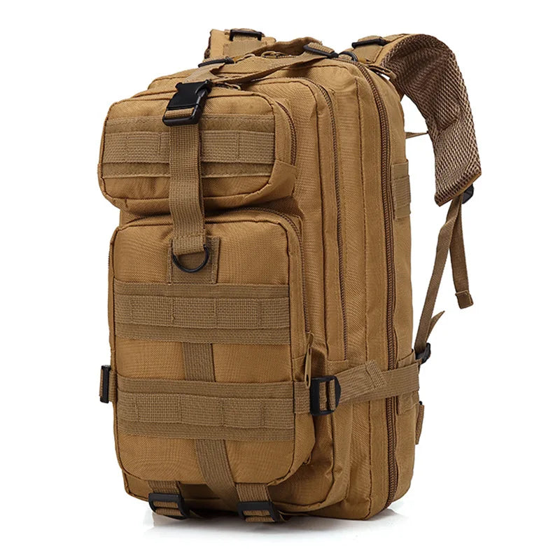 Mochila de senderismo de gran capacidad, multifuncional, para ciclismo al aire libre, táctica, ligera, de 3 piezas, para viajes.