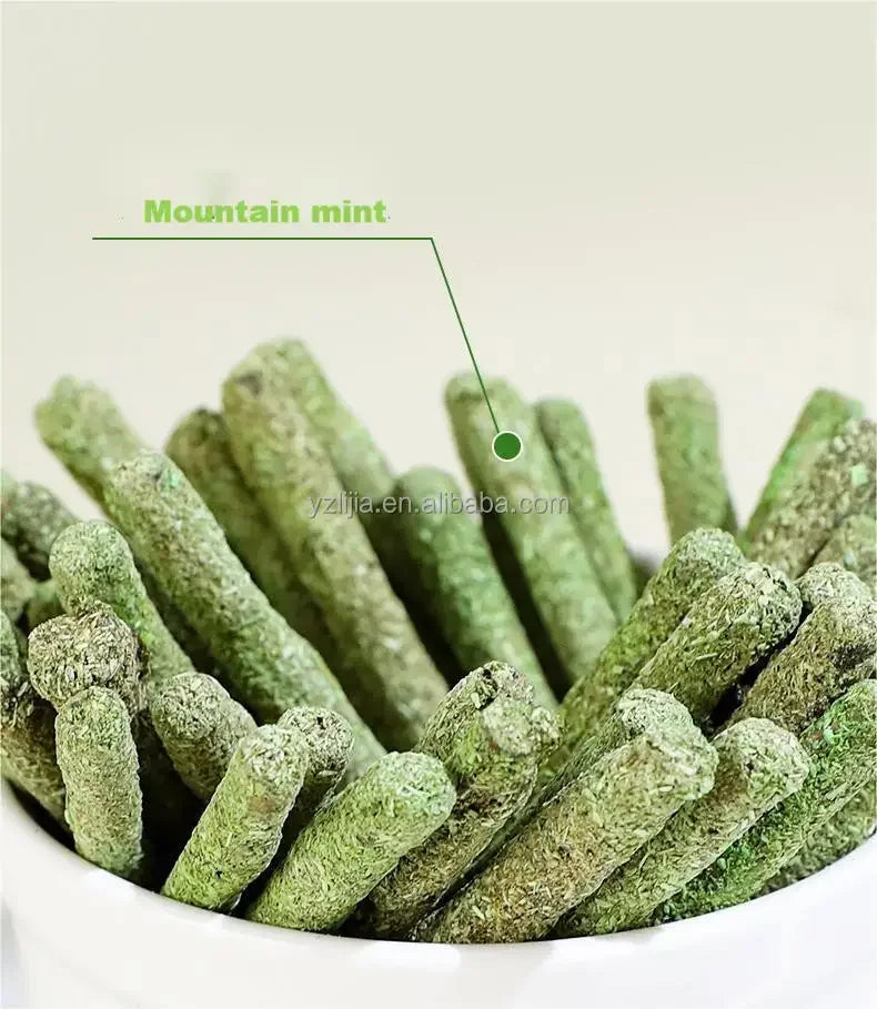 6 palitos de menta Matatabi natural para gatos, ideales para morder y estimular la higiene bucal. Varilla Silvervine para la limpieza dental y el tratamiento de mascotas. Juguetes para gatos.