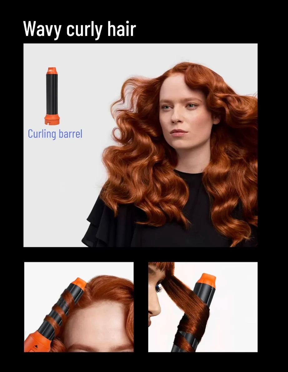 Secador de pelo 6 en 1, nuevo y suave. Secador de pelo 6 en 1 con rizador, cepillo de aire caliente y herramienta de peinado MultiStyler.