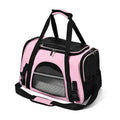 Mochila transportadora para mascotas, portátil, transpirable, plegable, bolso de hombro, bolsas transportadoras para gatos y perros, bolso de mano para viajes con mascotas.