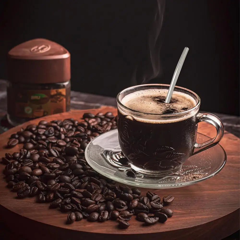 Pajitas de acero inoxidable para beber té, cuchara, filtro de yerba mate, bombilla reutilizable, pajita de calabaza para cócteles, cuchara, herramienta para bar de té