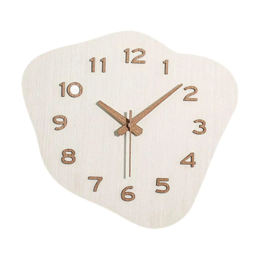 Reloj de pared de diseño minimalista, decoración creativa para el hogar, reloj silencioso e irregular para el hogar, cafetería, casa de campo, cocina, dormitorio y sala de estar.
