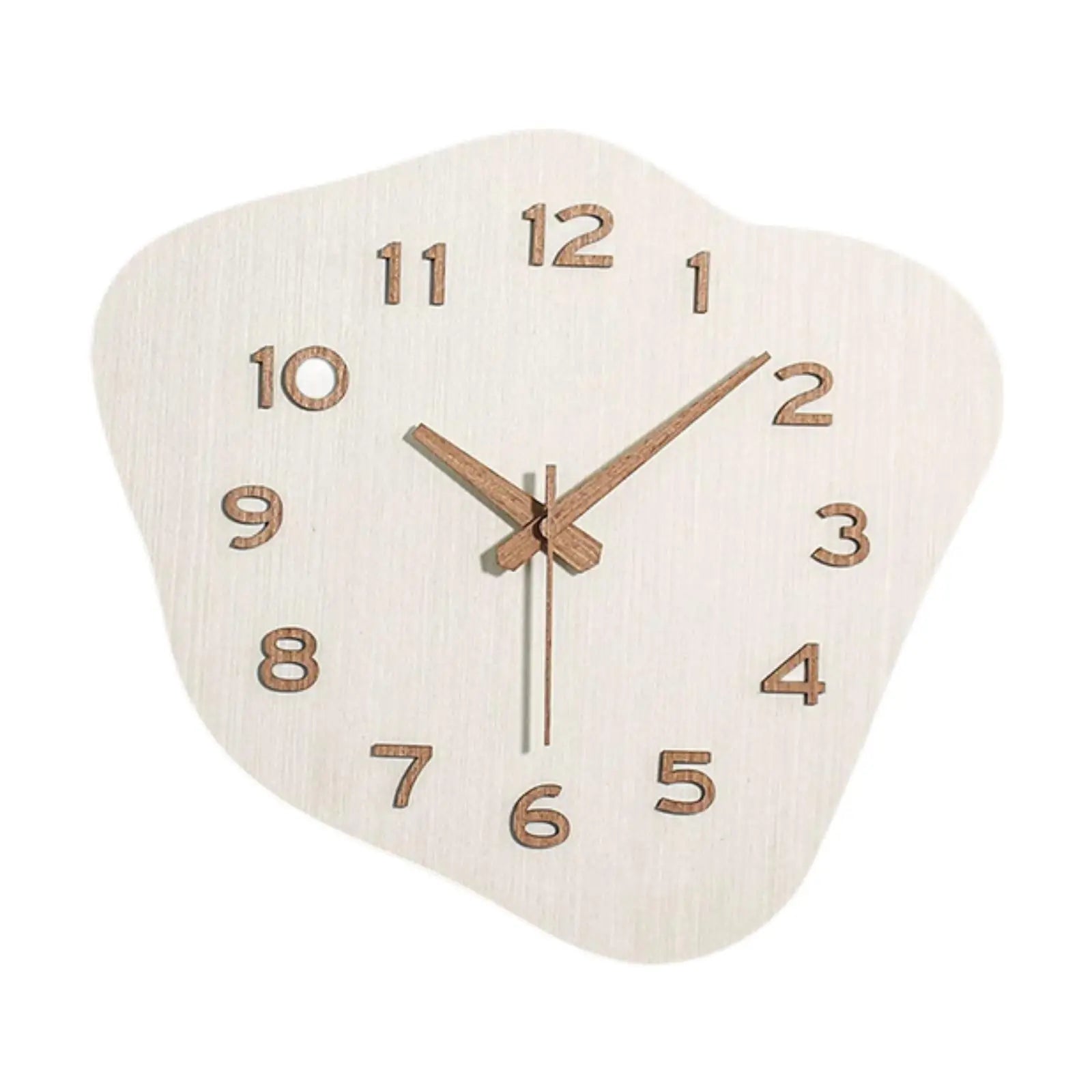 Reloj de pared de diseño minimalista, decoración creativa para el hogar, reloj silencioso e irregular para el hogar, cafetería, casa de campo, cocina, dormitorio y sala de estar.