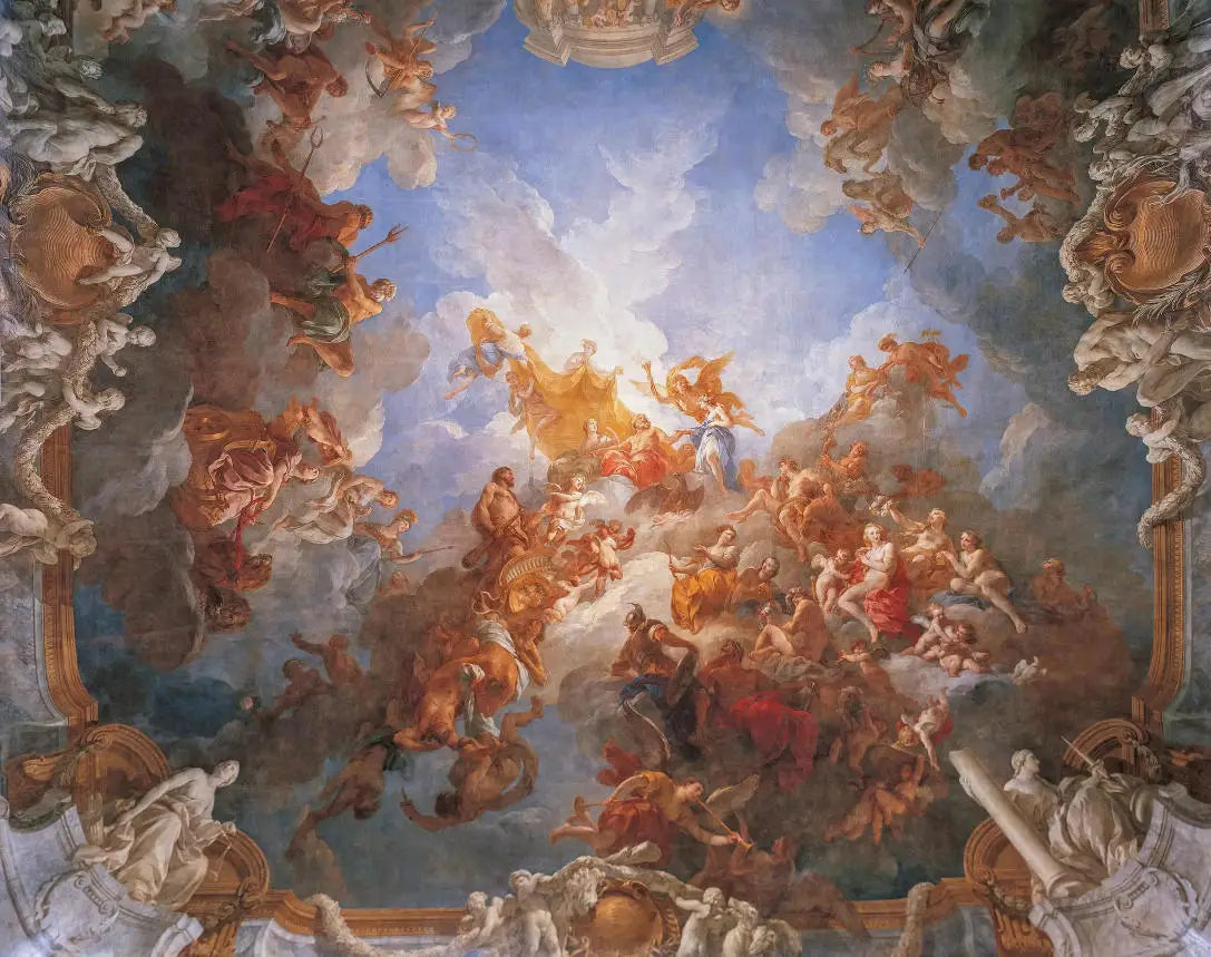 1 unidad, Póster de arte cristiano retro renacentista clásico de mitología griega, obras famosas, lienzo, pintura, decoración de pared para museo e iglesia