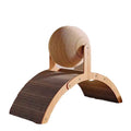 Rascador de madera 2 en 1 para gatos, tabla rascadora de sisal, juguete duradero para raspar las patas, raspador de madera maciza para gatos y gatitos. Artículos para mascotas.