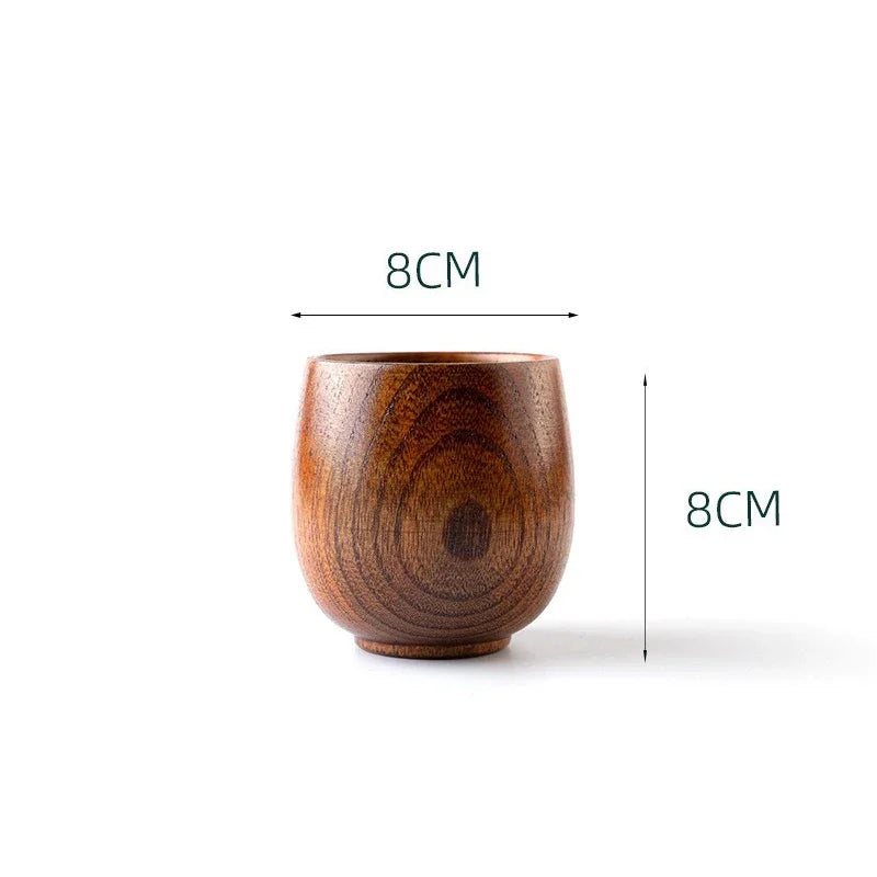 Tazas de madera grandes hechas a mano con madera de abeto natural. Tazas para cerveza, té, café, leche y agua. Artículos de cocina y bar.